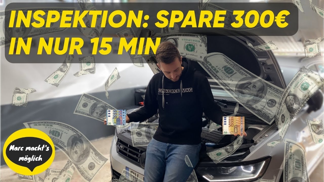 Kraftstofffilter, Luftfilter & Pollenfilter wechseln: drei Inspektionsleistungen in 15 min erledigen