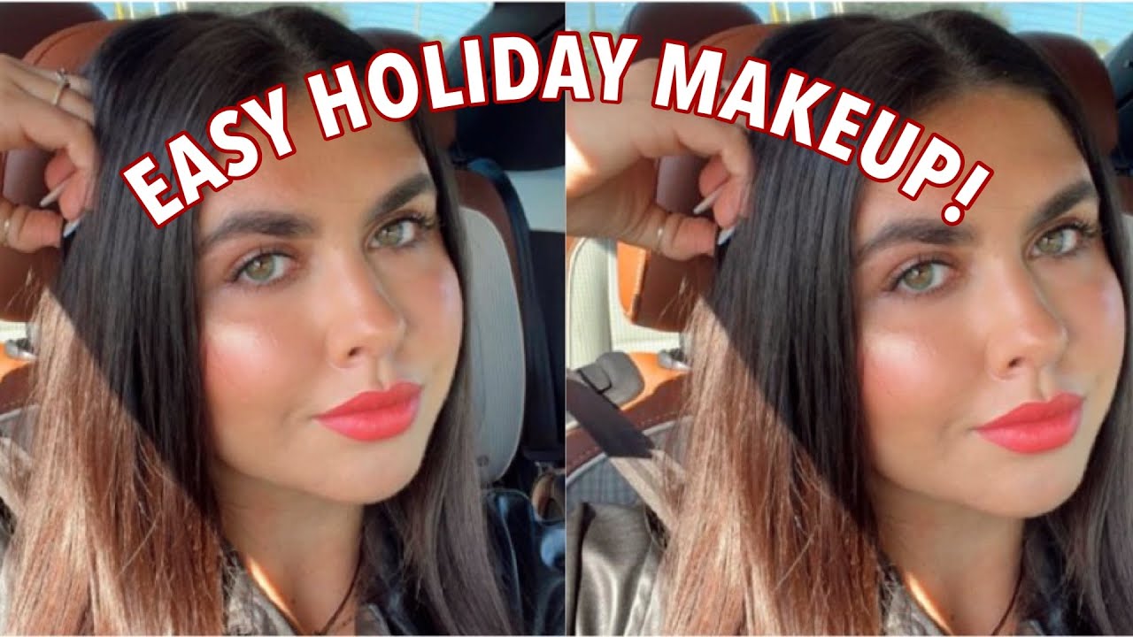 EASY & simple HOLIDAY makeup! | *winter 2021*
