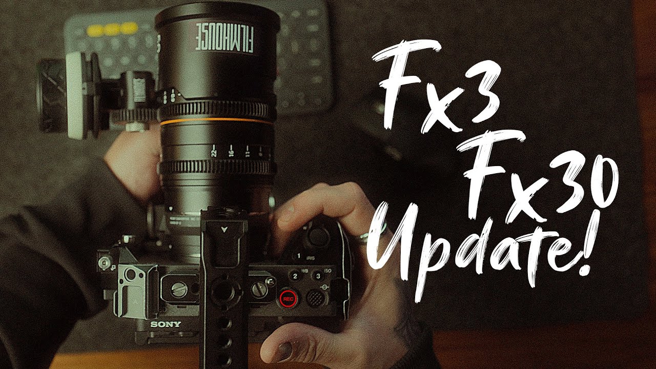 Sony FX30 & FX3: Novo FIRMWARE | Anamorphic De-squeeze, 4K DCI e True 24p