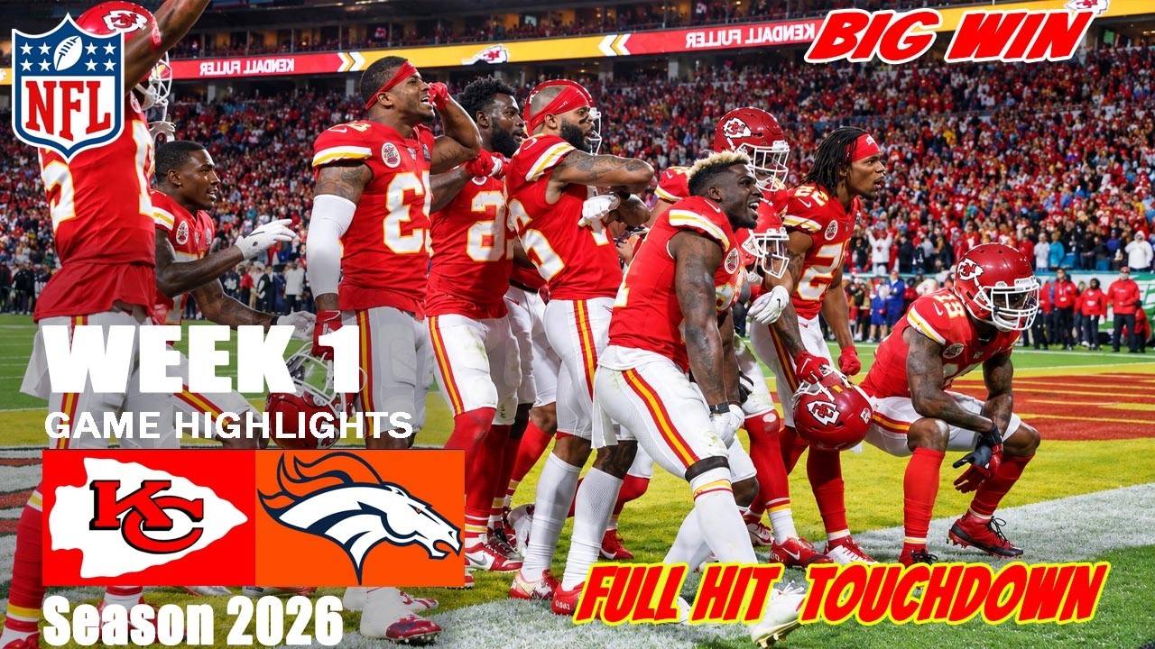Kansas City Chiefs kontra Denver Broncos 14 września 2026 r. | Pełne podsumowanie meczu | Sezon NFL 2026