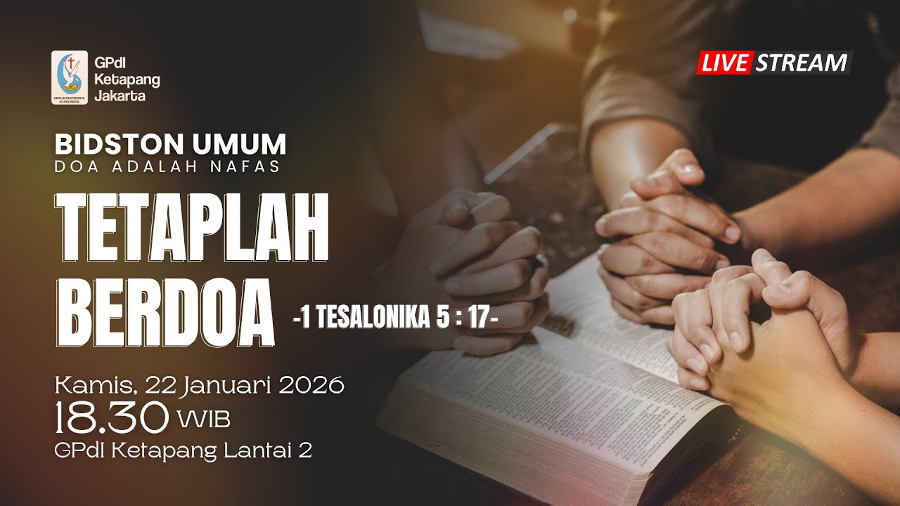 Ibadah DOA Bidston | Kamis, 22 Januari 2026