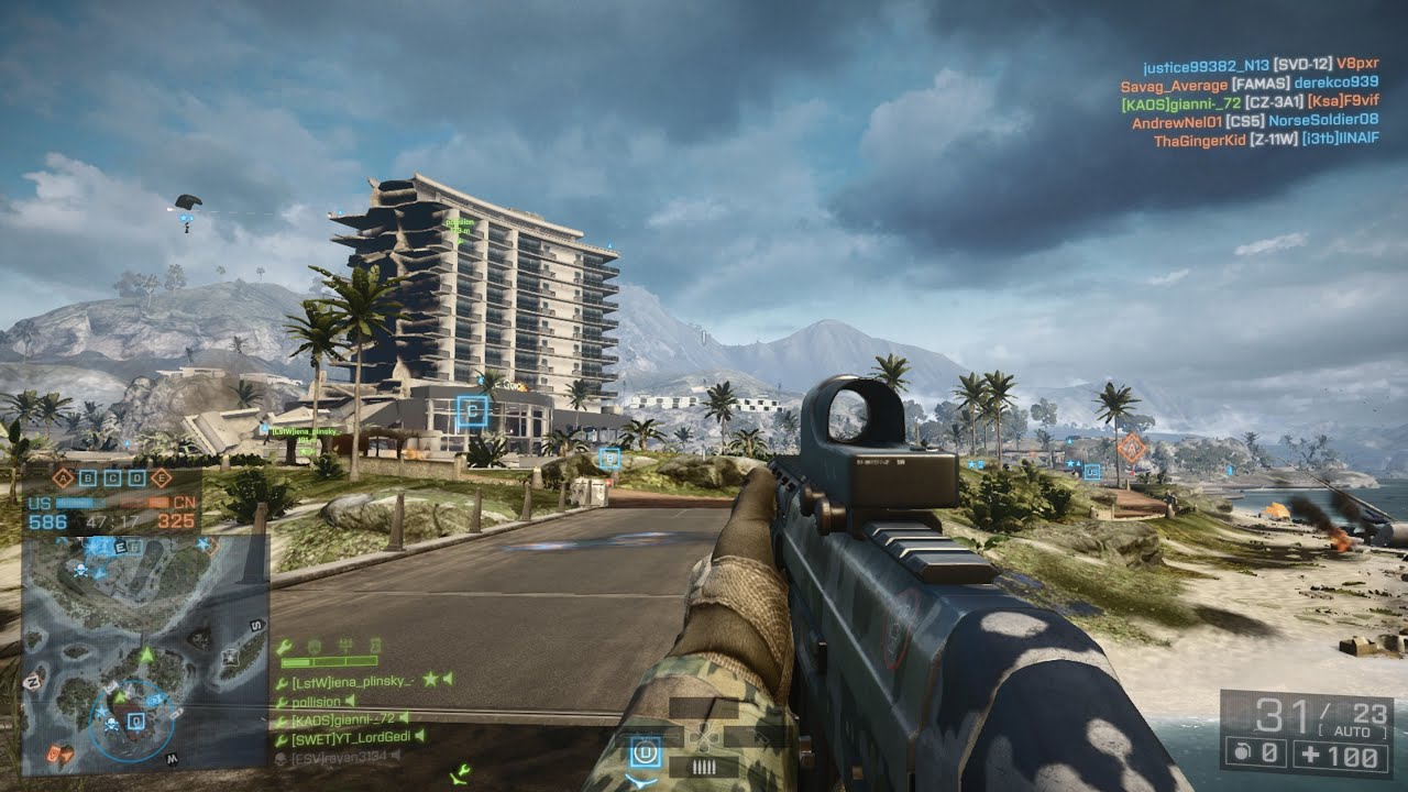 Battlefield 4: Conquest Gameplay - Hainan Resort - No Commentary
