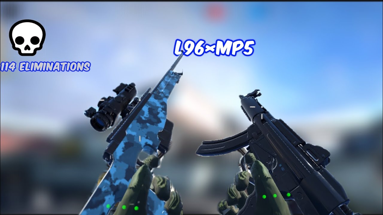 Carnage Wars-114 Eliminations:L96'Digital Urban' X Mp-5