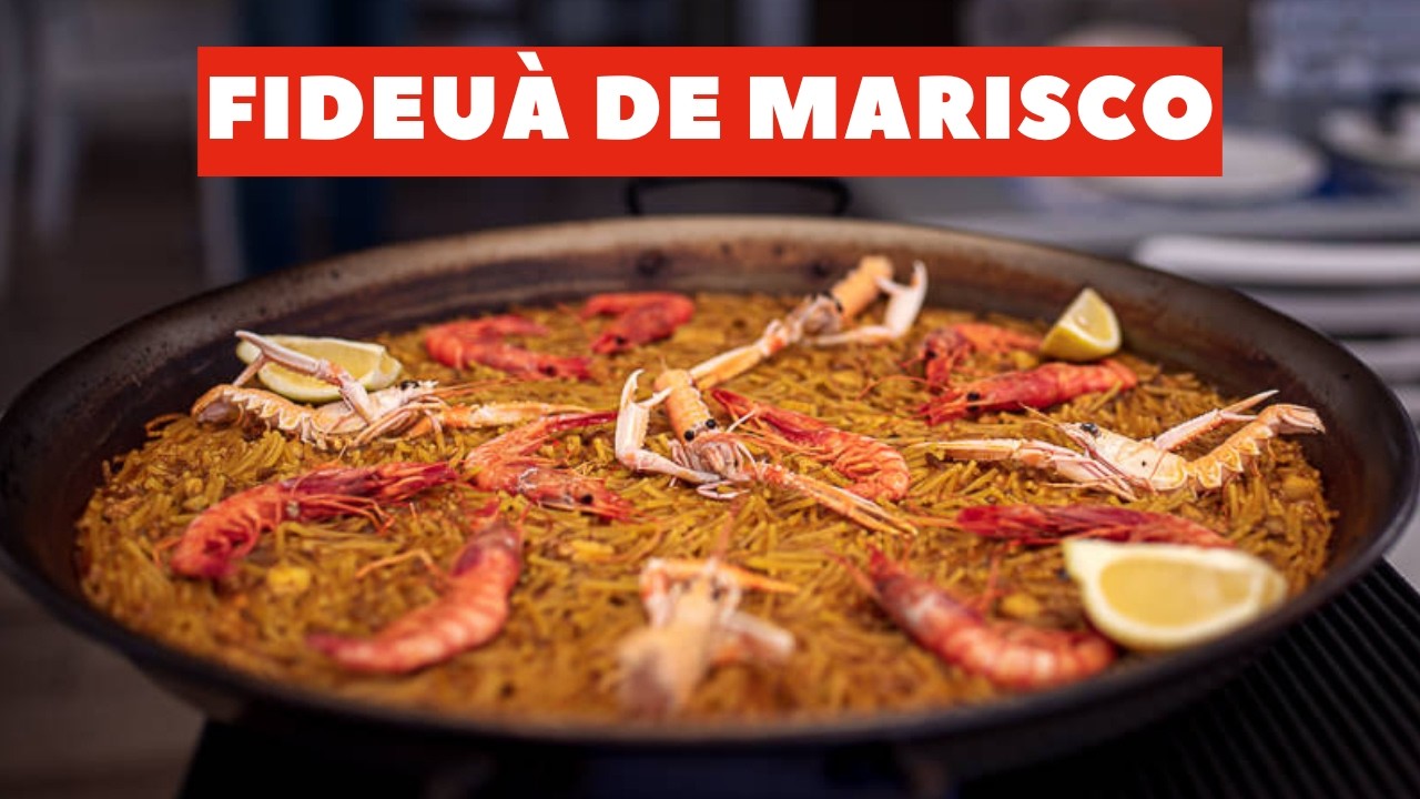 Receta auténtica Fideuà de Gandia - Fideuà de marisco