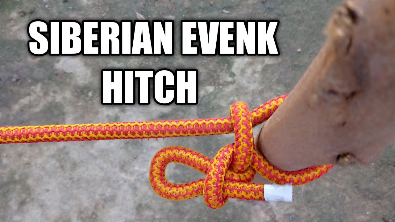 How to tie the EVENK HITCH OR THE SIBERIAN EVENK HITCH ?@sajjad12455