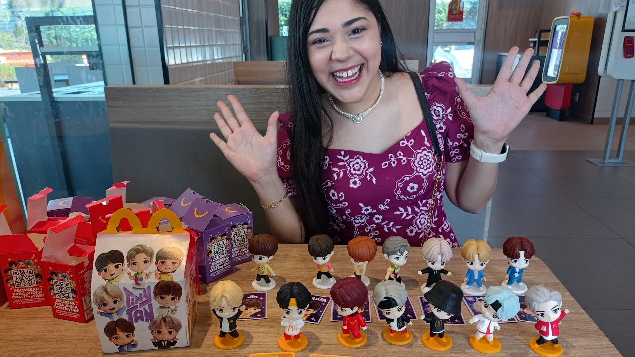 Todos os Bonecos do BTS no McDonald's Tinytan