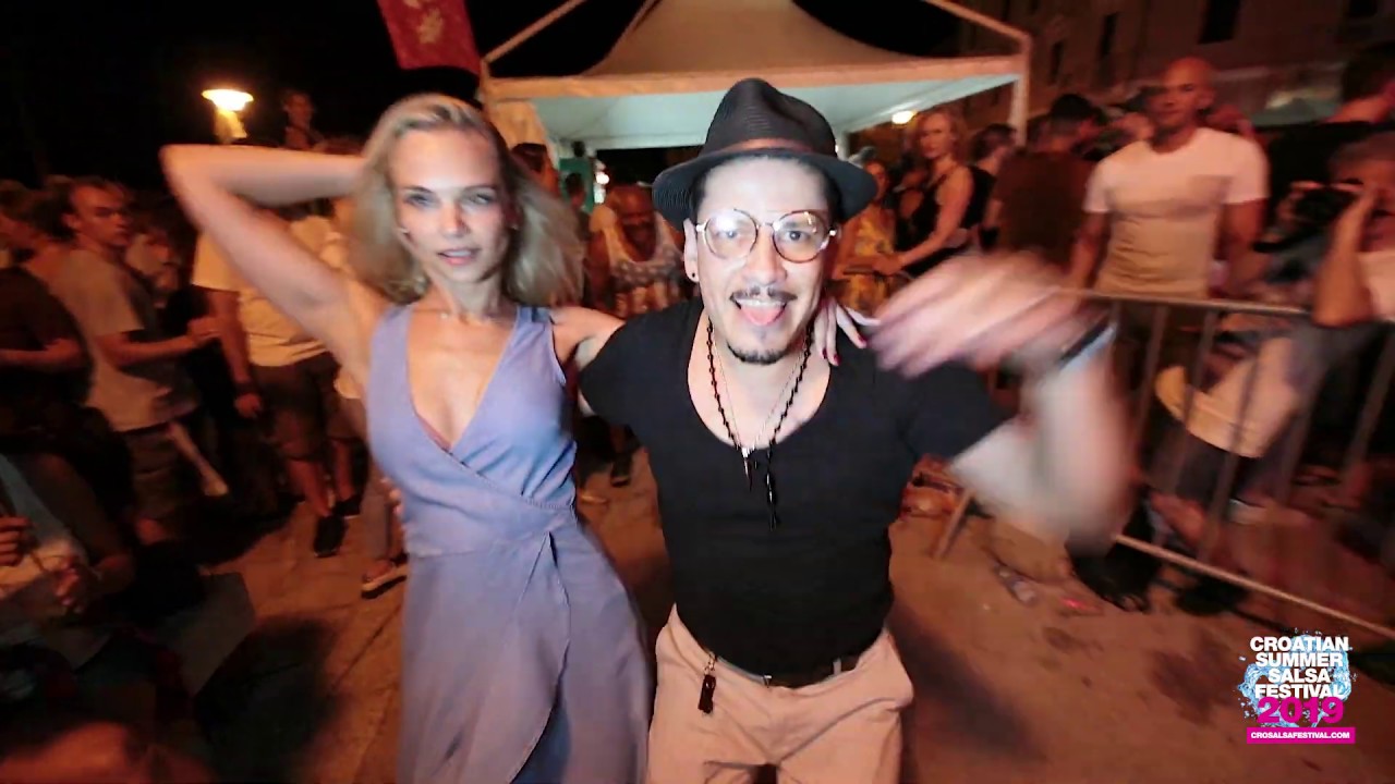 Luis Vasquez & Svetlana dancing in Rovinj @Croatian Summer Salsa Festival 2019