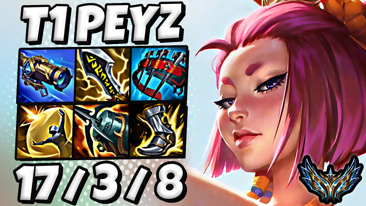 T1 Peyz Yunara vs Xayah [ ADC ] Korea Challenger 1968 LP | Patch 26.6