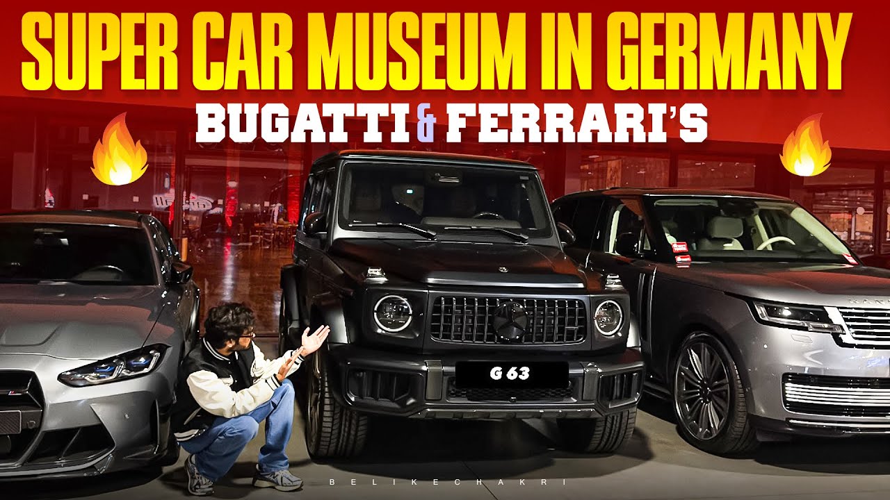 SuperCar & Vintage Cars museum in Berlin | Bugatti Veyron | తెలుగు vlogs in Germany 🇩🇪