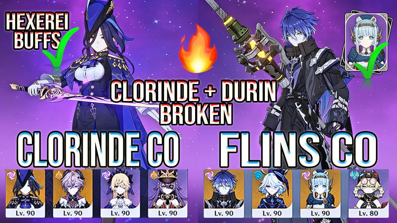 🔥 Clorinde & Durin + Flins & Ineffa OBLITERATE Spiral Abyss 12!! | Genshin Impact