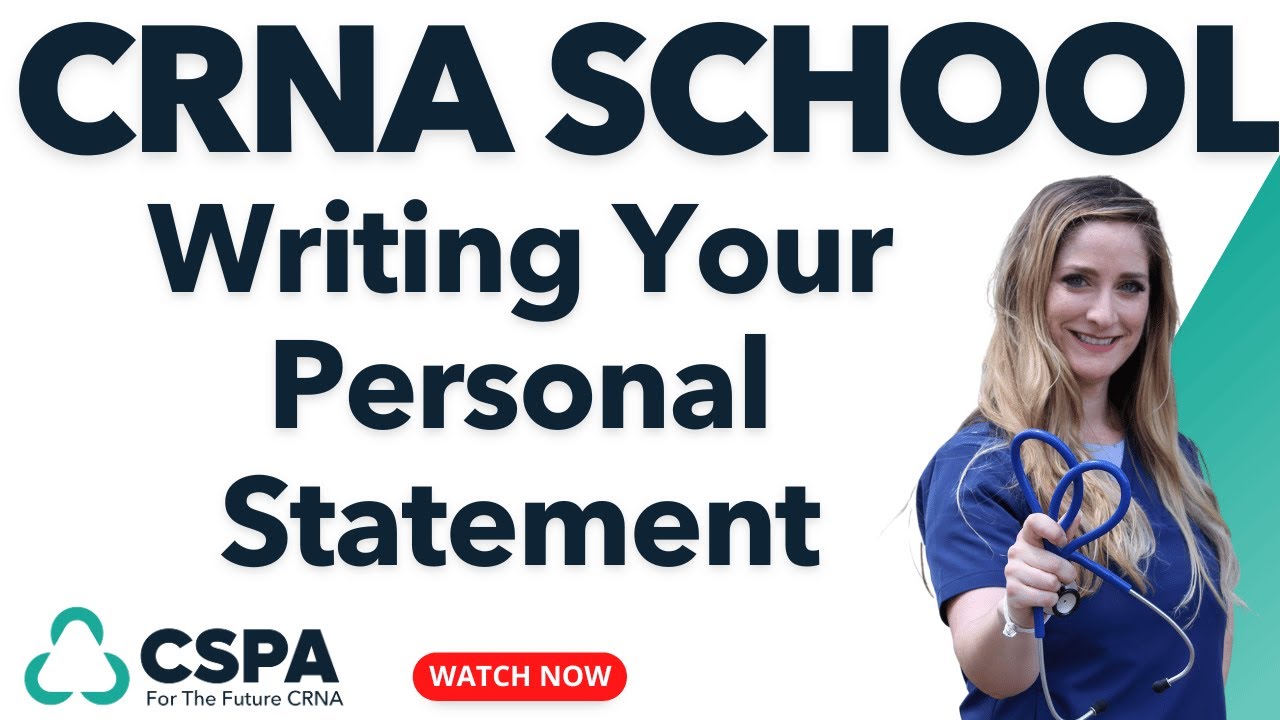 Personal Statement For CRNA School. How To Write A Good Personal Statement For CRNA School!