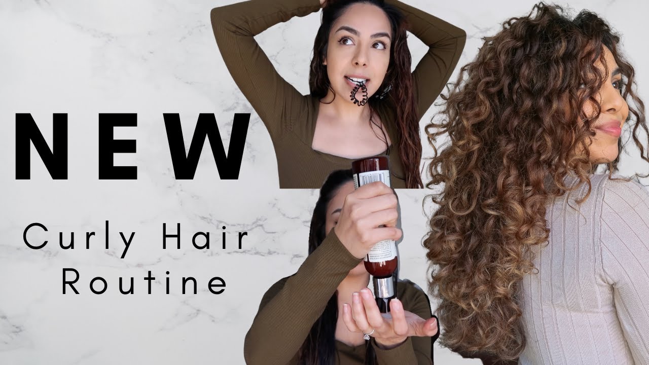My Curly Hair Routine | Without my Favorite Denman Brush! 3a/2c Curls