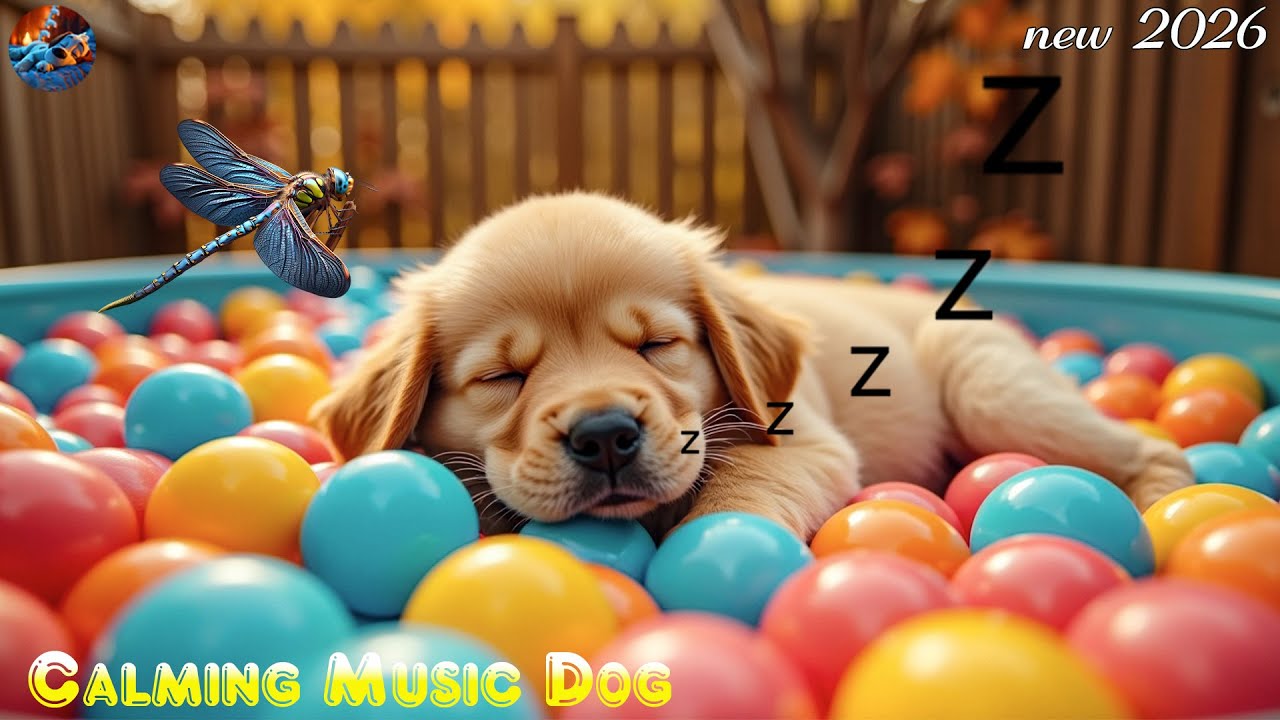 Dog music🐶Calming for Dog Left Home Alone🎶Dog sleep relaxation music💖Anti Separation Anxiety Relief