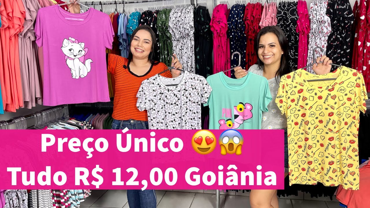 ROUPAS TUDO R$ 12,00 NO ATACADO EM GOIÂNIA