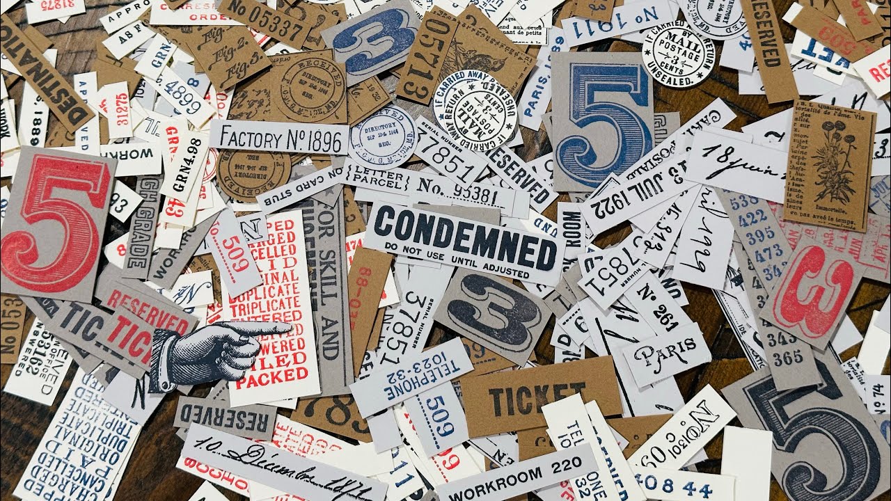 Craft With Me - Let’s Make Our Own Ephemera Snippets!!