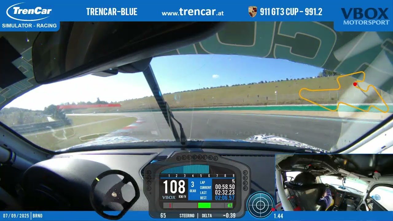 Porsche 991.2 GT3 Cup - Brno Circuit - Onboard