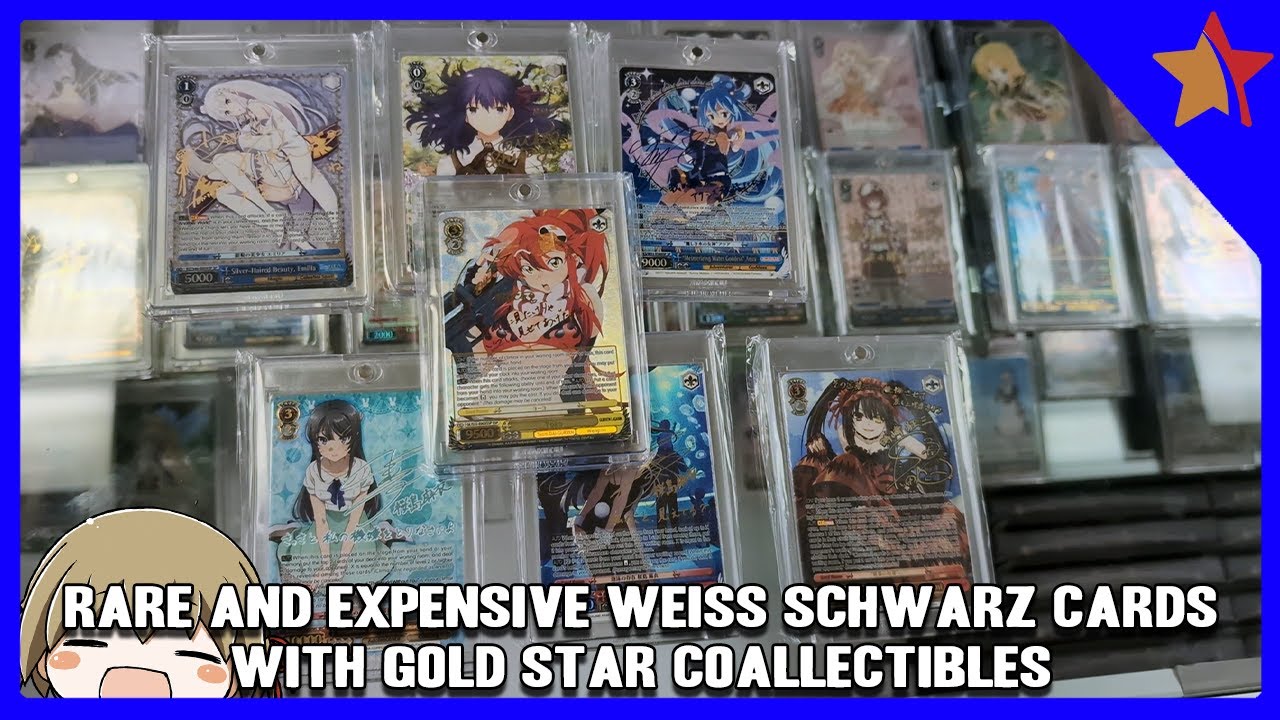 The Most Expensive and Rare Cards in Weiss Schwarz! [with@goldstarcollectibles]