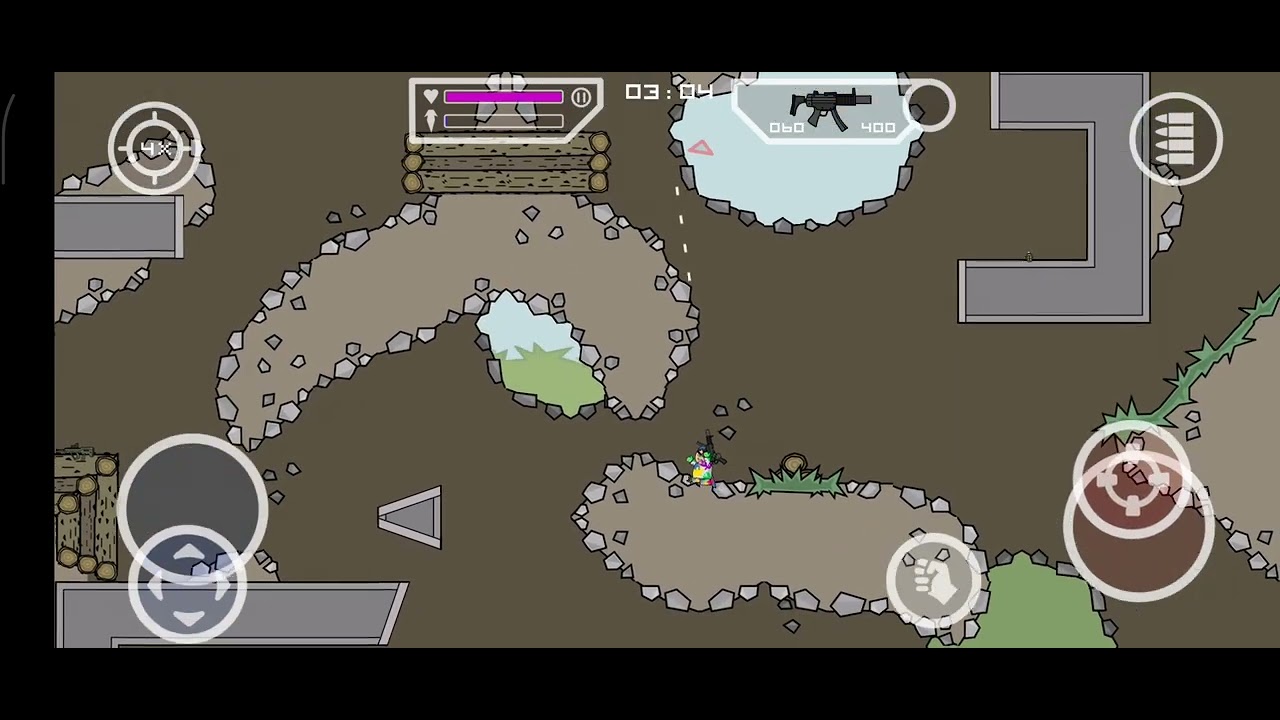 UNDERMINE (MINI MILITIA 2) SOLO VS SOLO PLAY