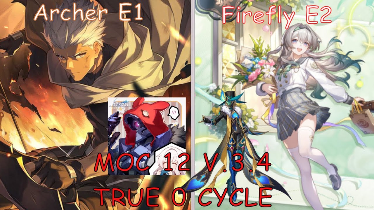 [HSR] [MoC 3.4] True 0 Cycle feat. ARCHER E1 & FIREFLY E2