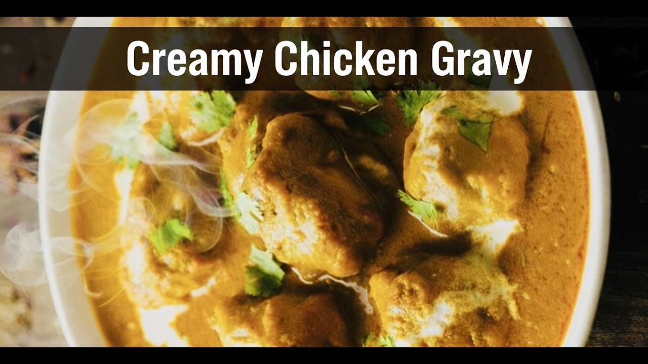 Creamy Chicken Gravy Easy Recipe
