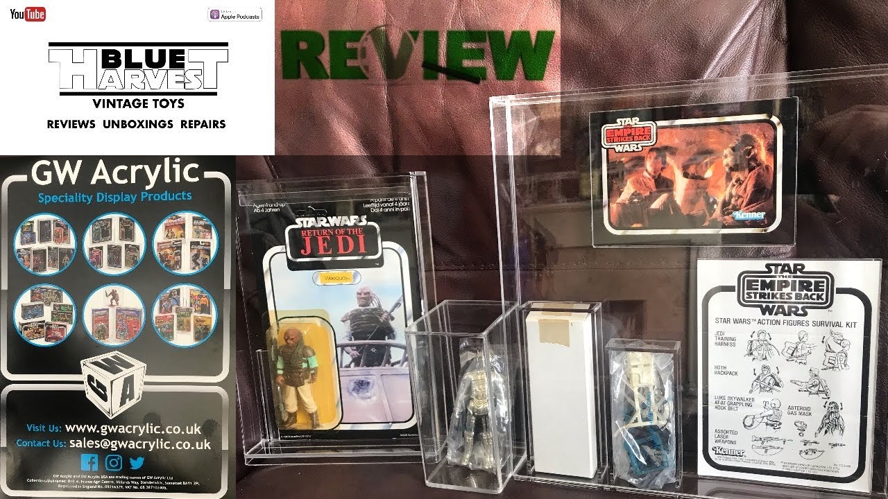 AWESOME STAR WARS GW ACRYLIC SURVIVAL KIT AND FIGURE CASES UNBOXING AND REVIEW