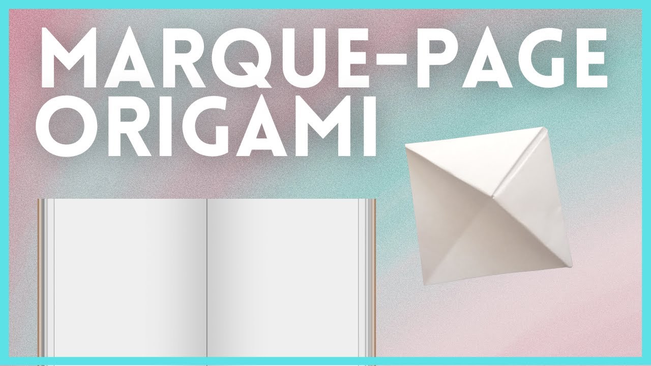 Tuto Marque-page origami // Origami Bookmark