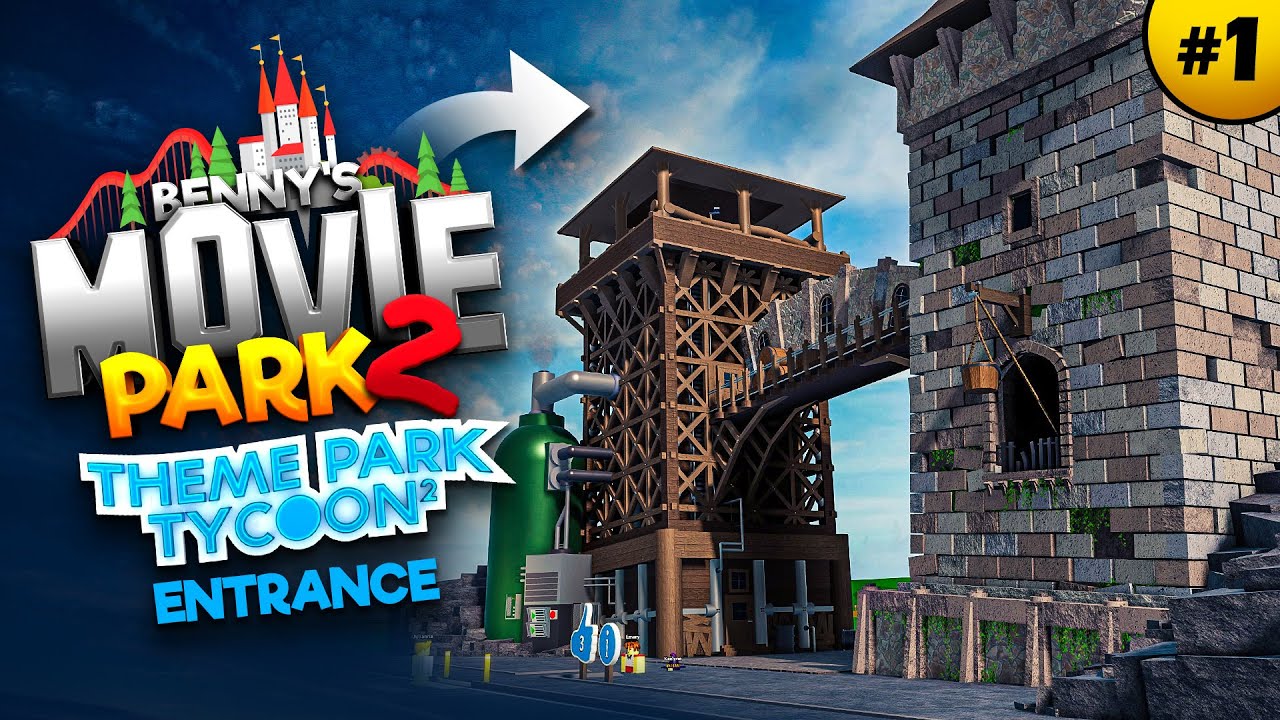 Строим BENNY'S MOVIE PARK 2 в Roblox! | Theme Park Tycoon 2 &bull; #1