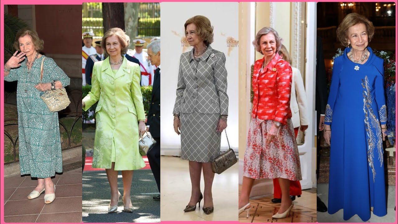 Самая красивая и грациозная королева Испании София. Стиль платьев / Биография королевы Софии.