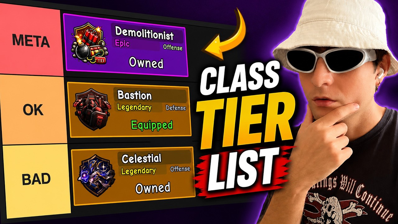 TOP 3 BEST Classes in Survive Zombie Arena (Tier List)