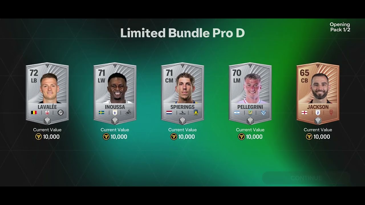 I played fc mobile open packs😊😊