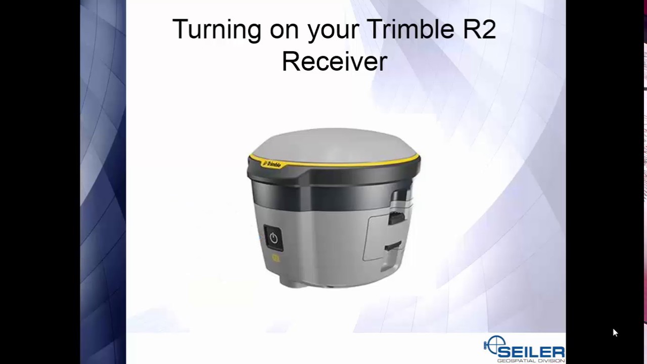 Pairing a Trimble R2 GNSS Receiver with an iOS Device.