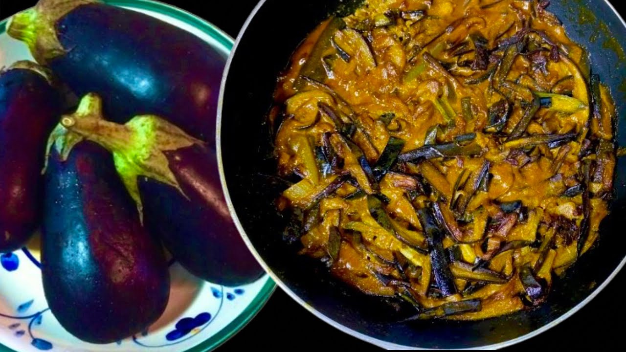 How To Make Delicious Fried Eggplant Curry With Coconut Milk |EggplantCurry/Brinjal curry recipe
