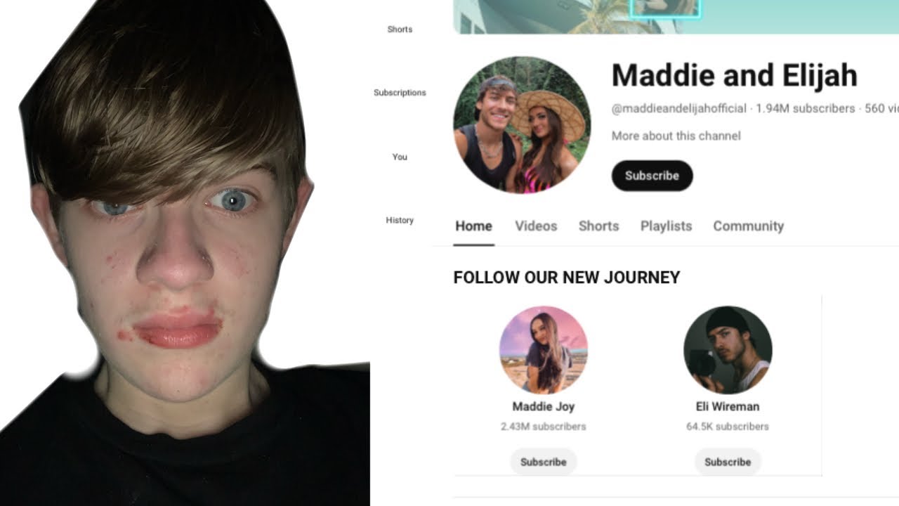 REACTING TO OLD MADDIE AND ELIJAH VIDS!!!