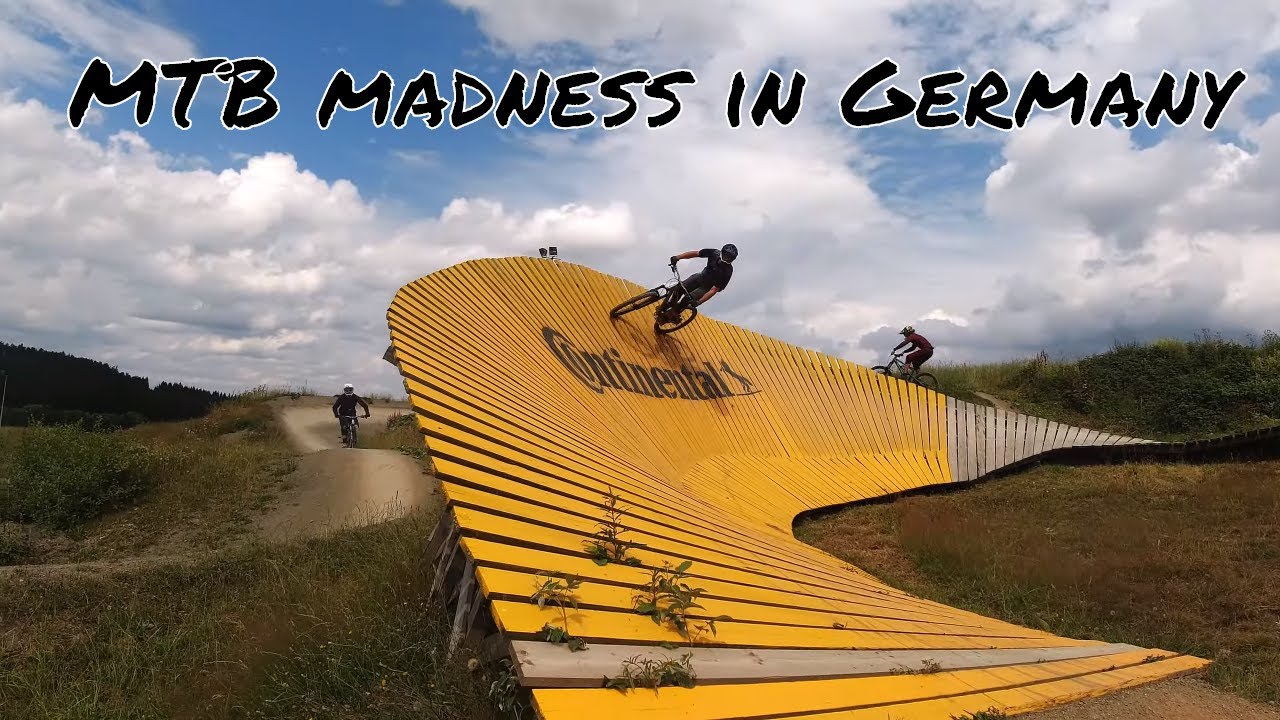 Mountain bike Winterberg bikepark and Eifel national park in autumn, a short mtb video