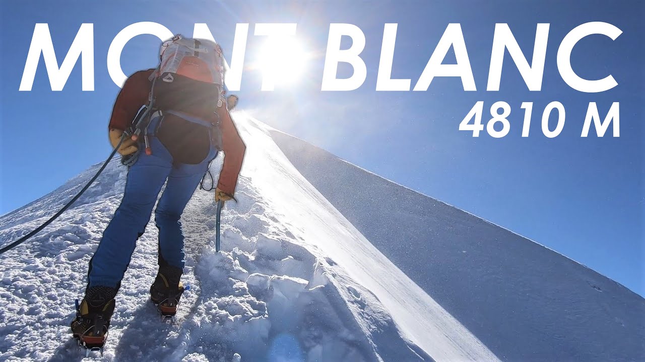 Mont Blanc Ascent: Reaching the Top of the Alps - 4810m | 4K | Goûter Route