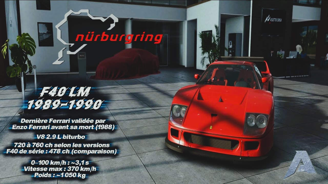 Ferrari F40 LM | Nordschleife Track Day – Pure Sound | Assetto Corsa EVO
