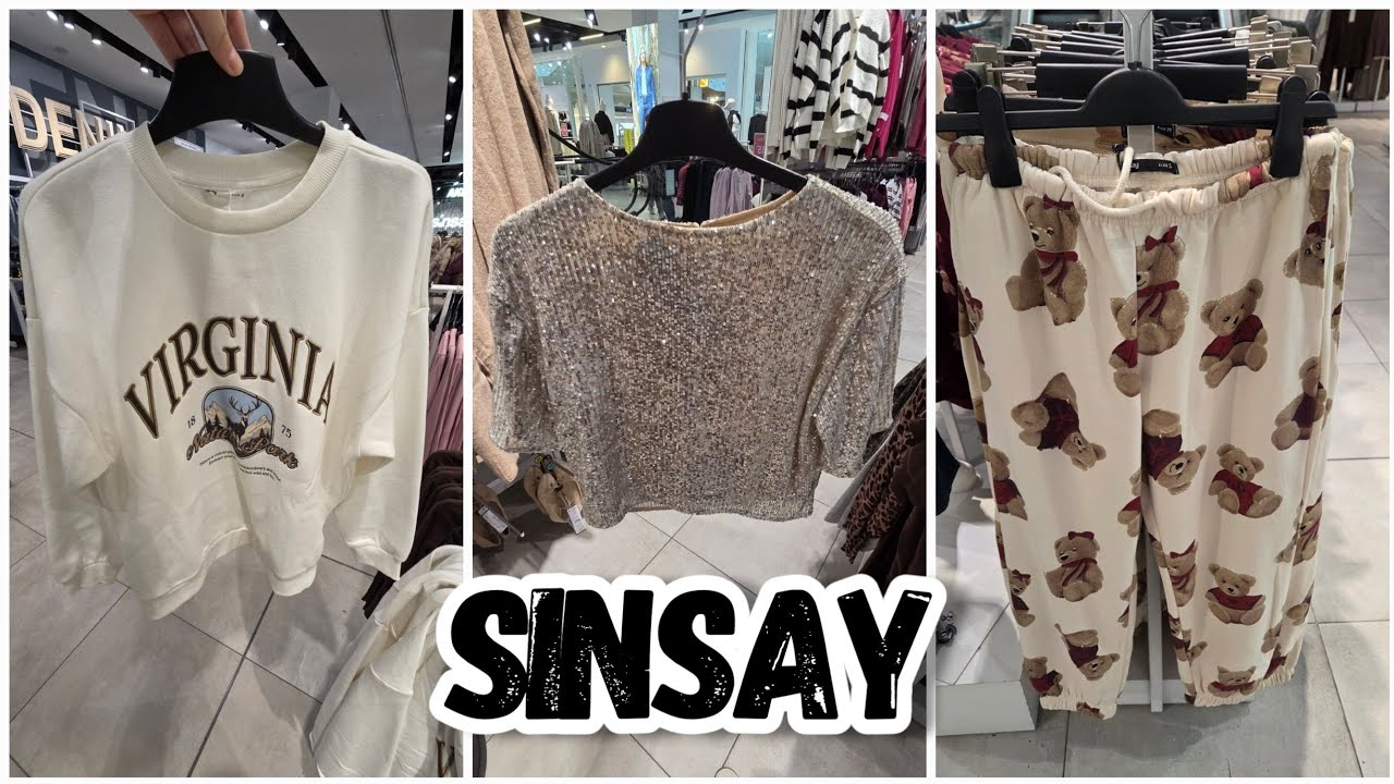 SINSAY 🛍 Dużo cekinów❗️ Misiowe dresy❗️