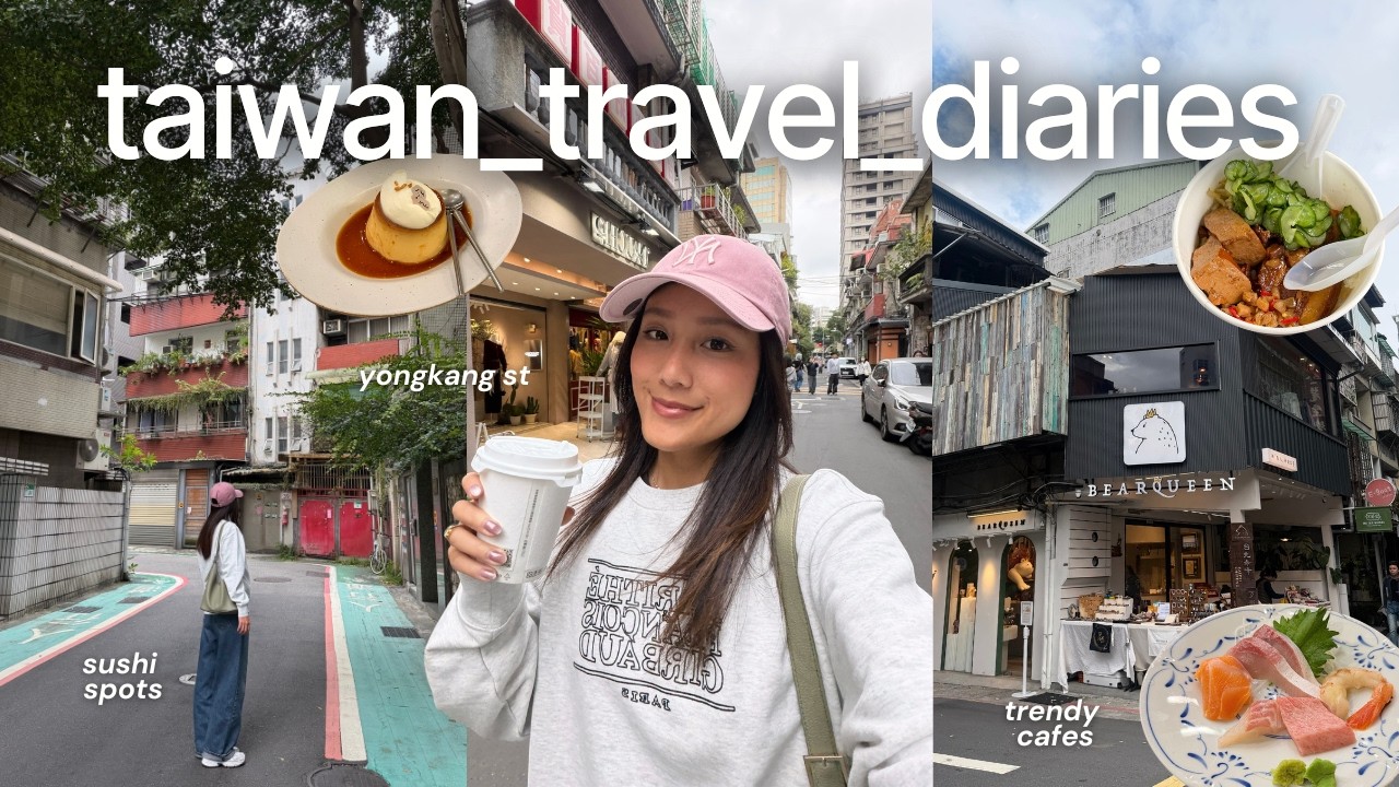 tajwan vlog 🇹🇼 moje ulubione jedzenie, modne kawiarnie, wskaz&oacute;wki dotyczące podr&oacute;ży do Tajpej