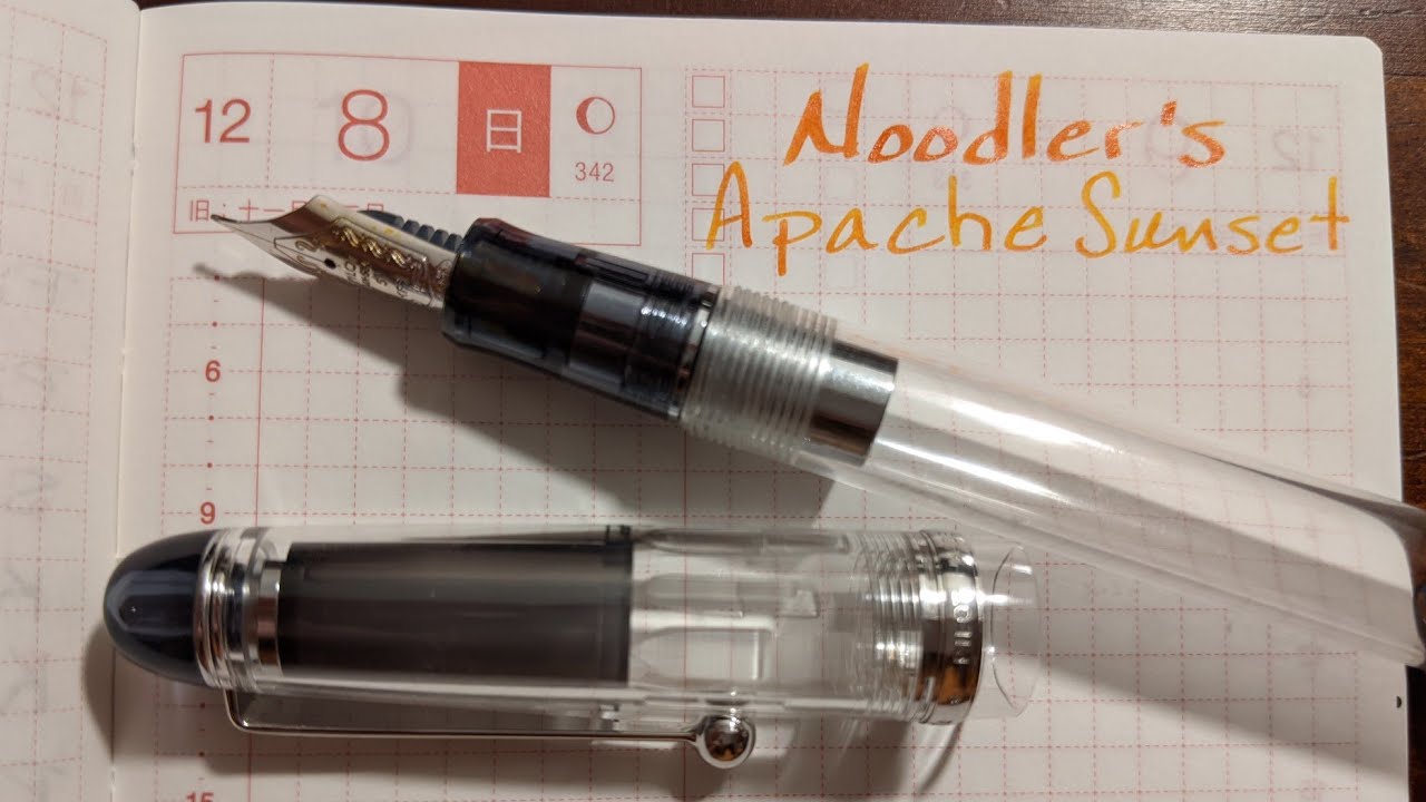 Noodler's Apache Sunset and Fountain Pens