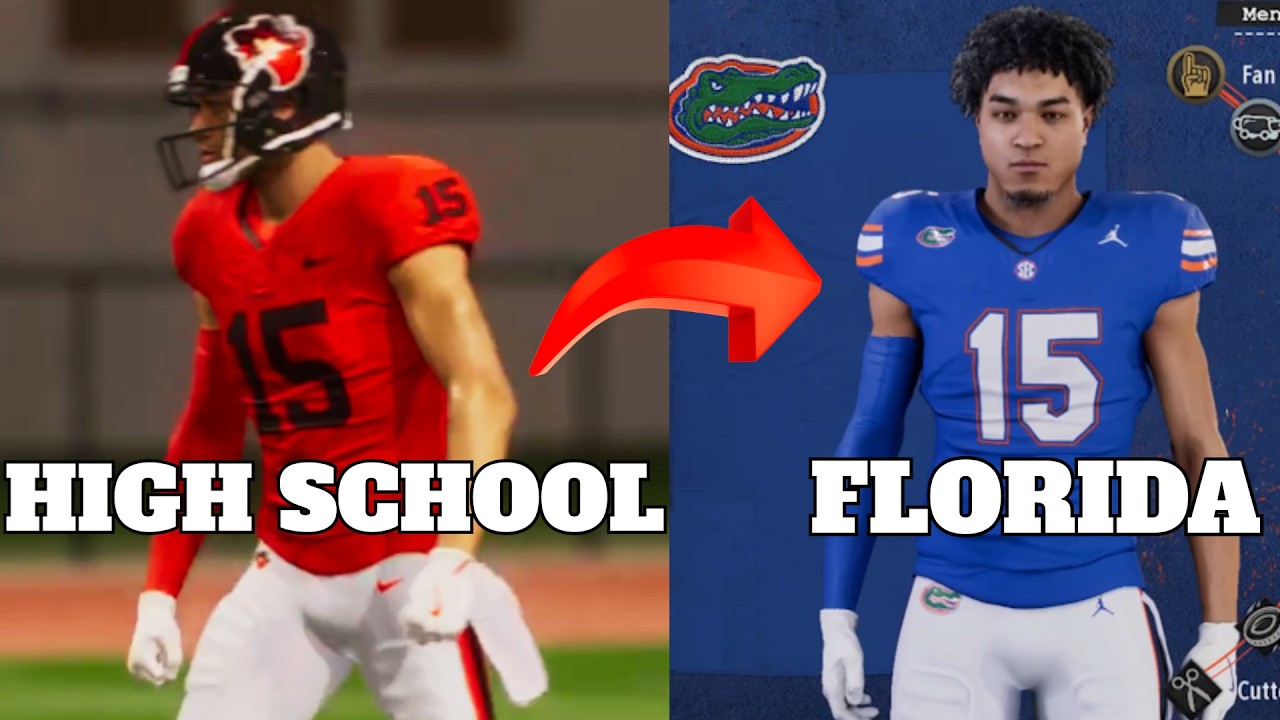 The Best WR Journey High School To Florida College Football 26 Road To Glory Ep 1
