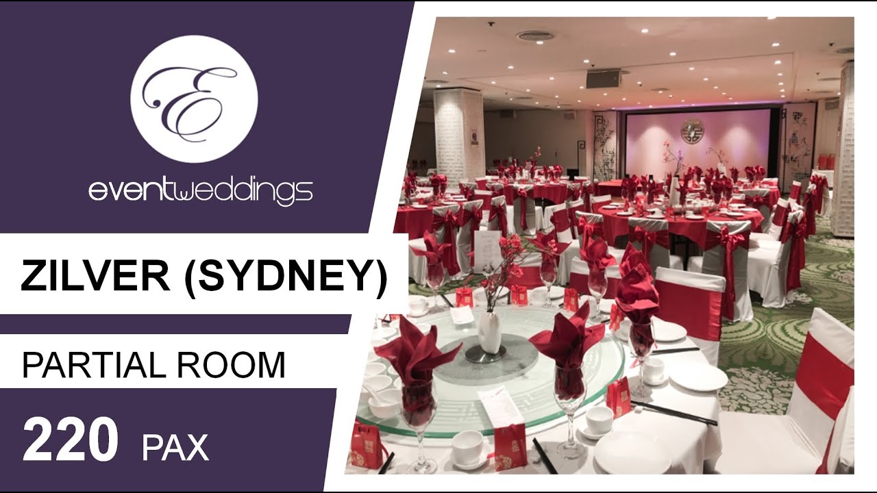 Zilver Chinese Restaurant - Sydney Wedding Venue Walkthrough by Event Weddings