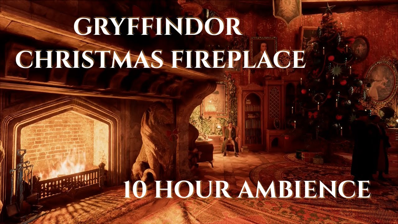 Christmas At Hogwarts - Gryffindor Common Room Ambience