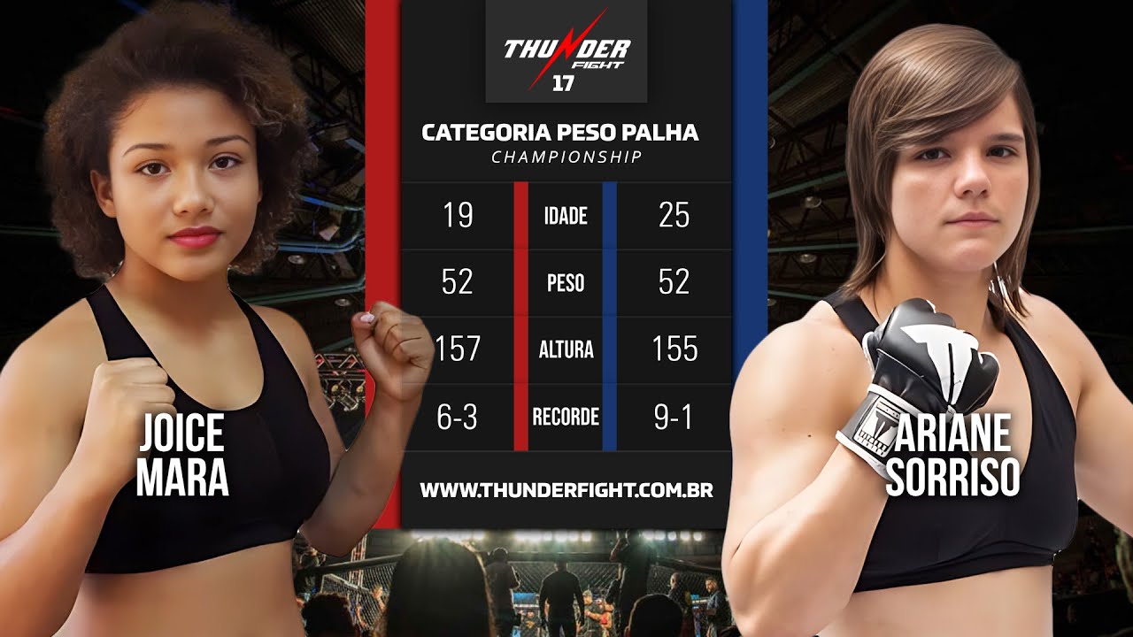 Luta Completa: Ariane Sorriso vs Joice Mara | Thunder Fight 17 | Disputa de Cinturão GP 52kg