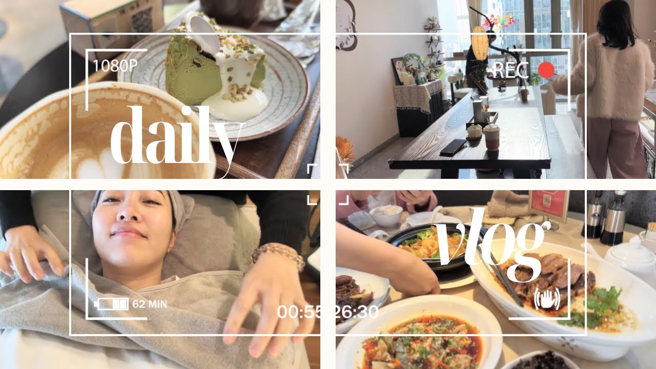 My Fun Day Back Home🇨🇳回国生活实录｜美食+咖啡+护肤全体验！