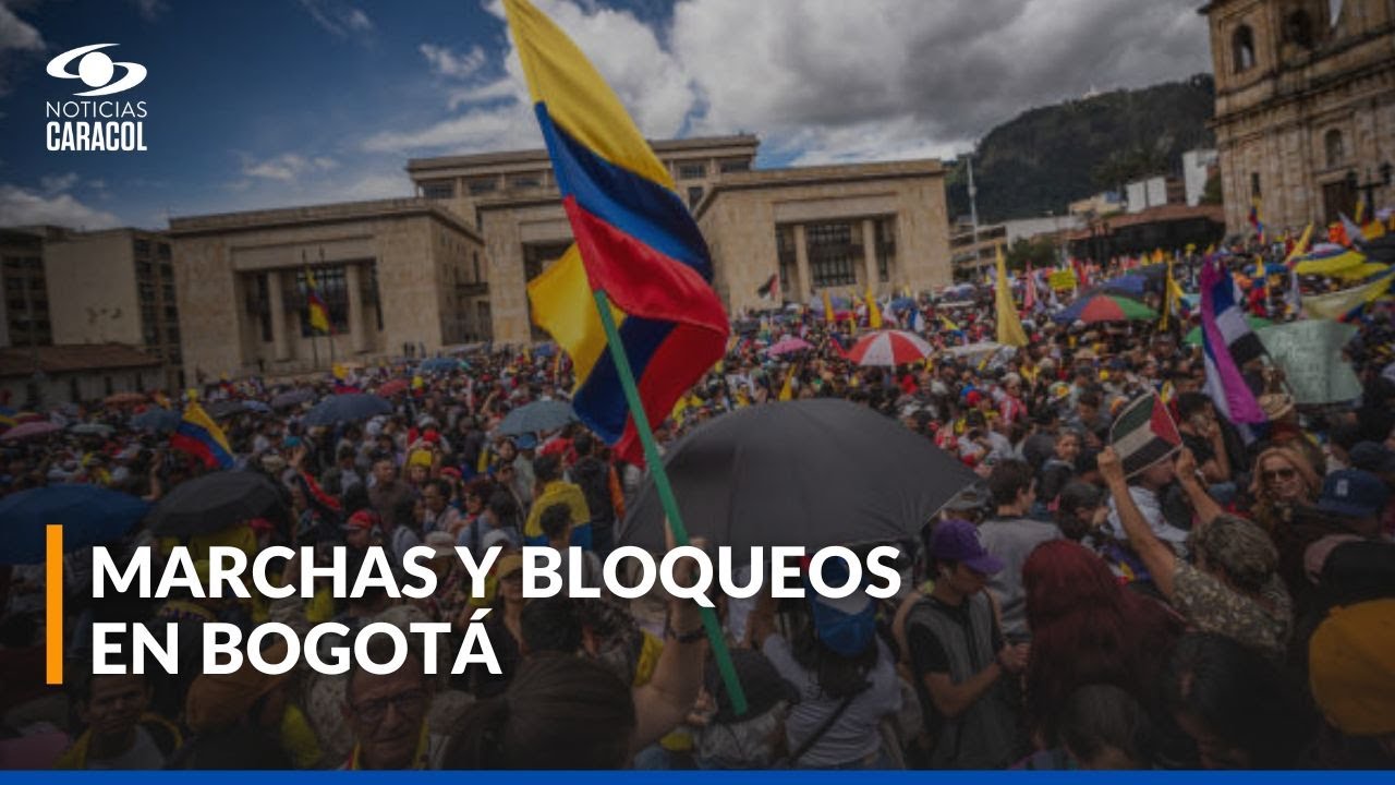 Grupos indígenas generan bloqueos en Bogotá exigiendo atención por parte del Gobierno nacional