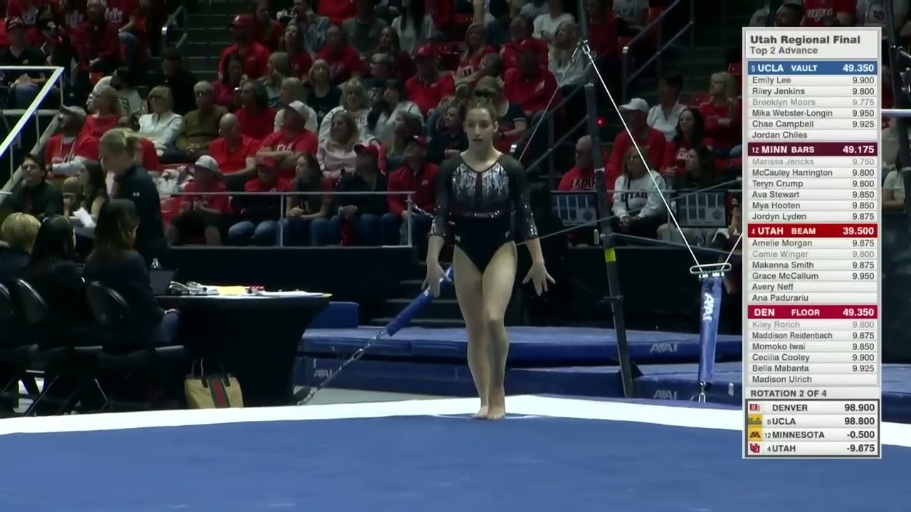 Madison Ulrich 9.95 Floor Denver @ Salt Lake City Regional Final 4-5-25