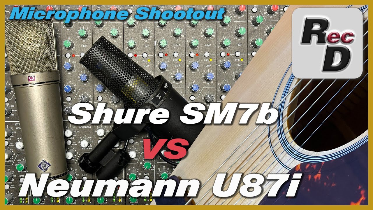 Neumann U87 (vintage) vs Shure SM7b | Microphone Shootout | Acoustic guitar