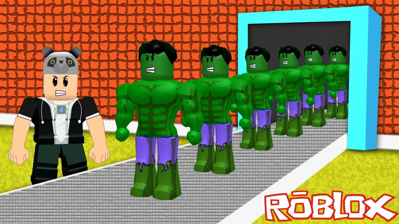 Hulk Süper Kahraman Fabrikası Kurduk! - Panda ile Roblox Super Hero Tycoon