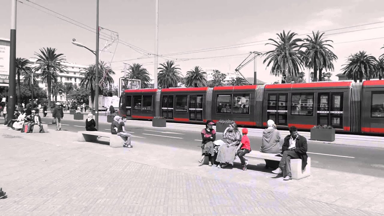 Tram de Casablanca - (Red & Gray)