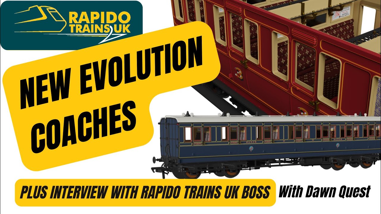 NEW RAPIDO EVOLUTION COACHES - incl Interview with Rapido Trains UK Boss, Andy Hardy